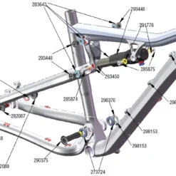 Trek Roscue 2009, 290375 (Nr.7), Main Pivot Thru Axle M16x1.5 -Trek-Fahrräder Geschäft 56358 0