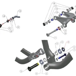 Trek Fuel EX 4 2013, 284029 (Nr.9), Mutter Rocker Pivot -Trek-Fahrräder Geschäft 66218 0