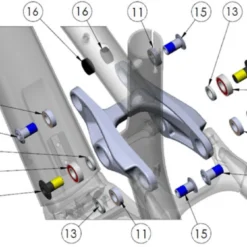 Trek Powerfly FS 2015/2016, Nr.16, 311604, Washer, I.D. 10mm, O.D. 16.5mm, Th 5.7mm -Trek-Fahrräder Geschäft Bild14Zoo74Z0X2u2F