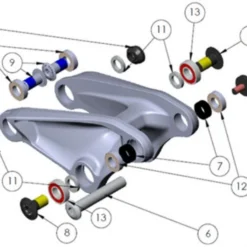 Trek Slash 2015/2016 Carbon, Nr.10, 327734, Sitzstrebenmutter M10 X 6mm -Trek-Fahrräder Geschäft Bild16Y8OQMH23J8Eb