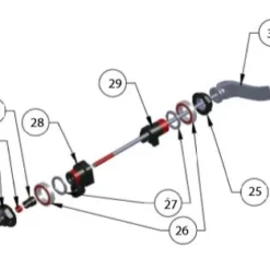 Trek Lush 29 2013-14, Nr.29, 304640, ABP Convert Pivot Bolt, Non-drive Side For 135x5mm Axle 5 Trek Lush 29 2013-14, Nr.29, 304640, ABP Convert Pivot Bolt, Non-drive Side For 135x5mm Axle -Trek-Fahrräder Geschäft Bild1Yw9qfg8HNgaDb