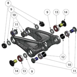 Trek Remedy 27,5 2014, 327734, Nr.8, Nut, M10x1.0 -Trek-Fahrräder Geschäft Bild27HlTlzqh9Luhu